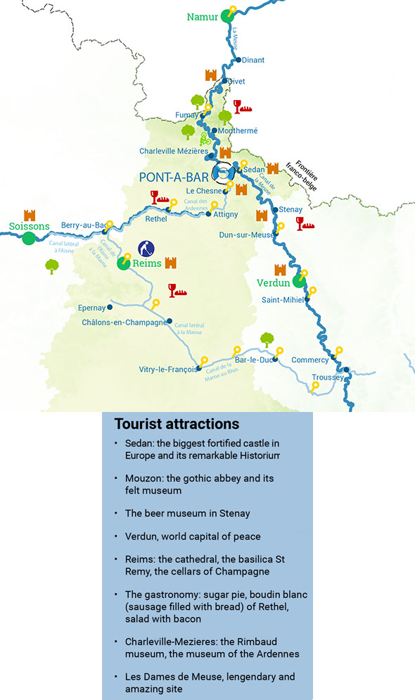 Attraits touristiques dans les Ardennes